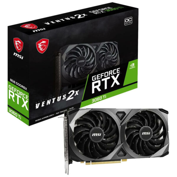 MSI Gaming Ventus 2X OC LHR - GeForce RTX 3060 Ti 8GB GDDR6X