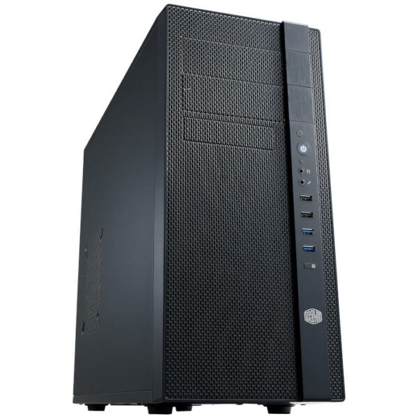 Cooler Master N400 - Black - Solid Panel - ATX Case