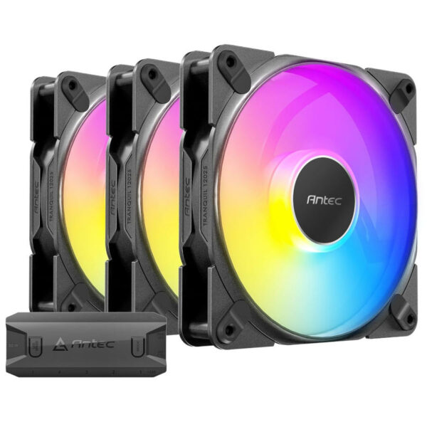 Antec Tranquil 120 ARGB - Black - Triple Pack - 120mm Fan