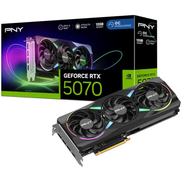 PNY ARGB EPIC-X RGB OC - GeForce RTX 5070 12GB