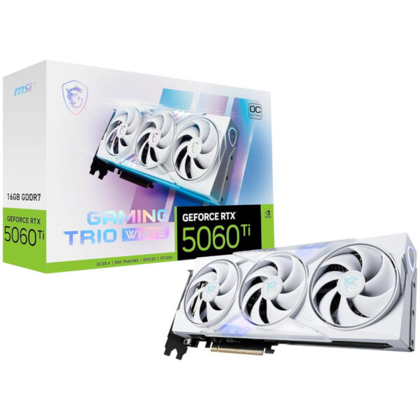 MSI Gaming TRIO OC White - GeForce RTX 5060 Ti 16GB