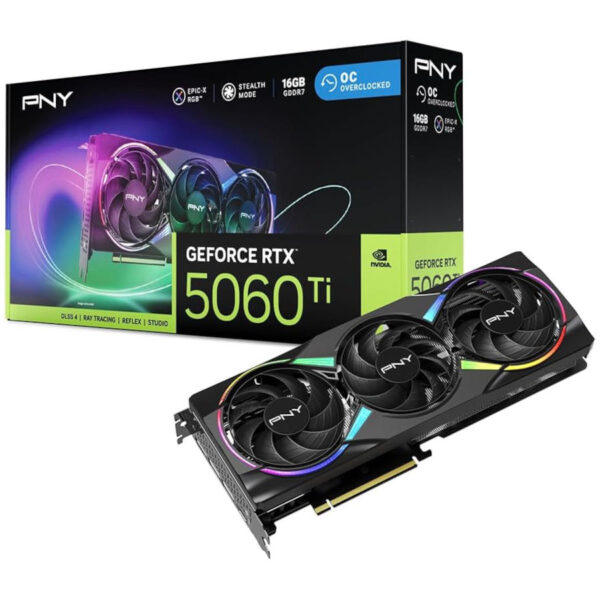 PNY ARGB EPIC-X RGB OC - GeForce RTX 5060 Ti 16GB