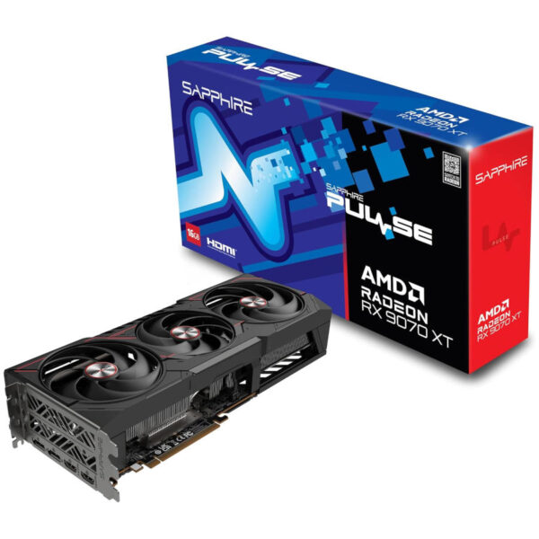 Sapphire PULSE - AMD Radeon RX 9070 XT 16GB