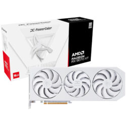 PowerColor Hellhound Spectral White - AMD Radeon RX 9070 XT 16GB
