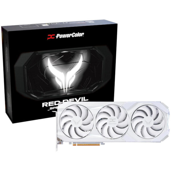 PowerColor Red Devil Spectral White - AMD Radeon RX 9070 XT 16GB