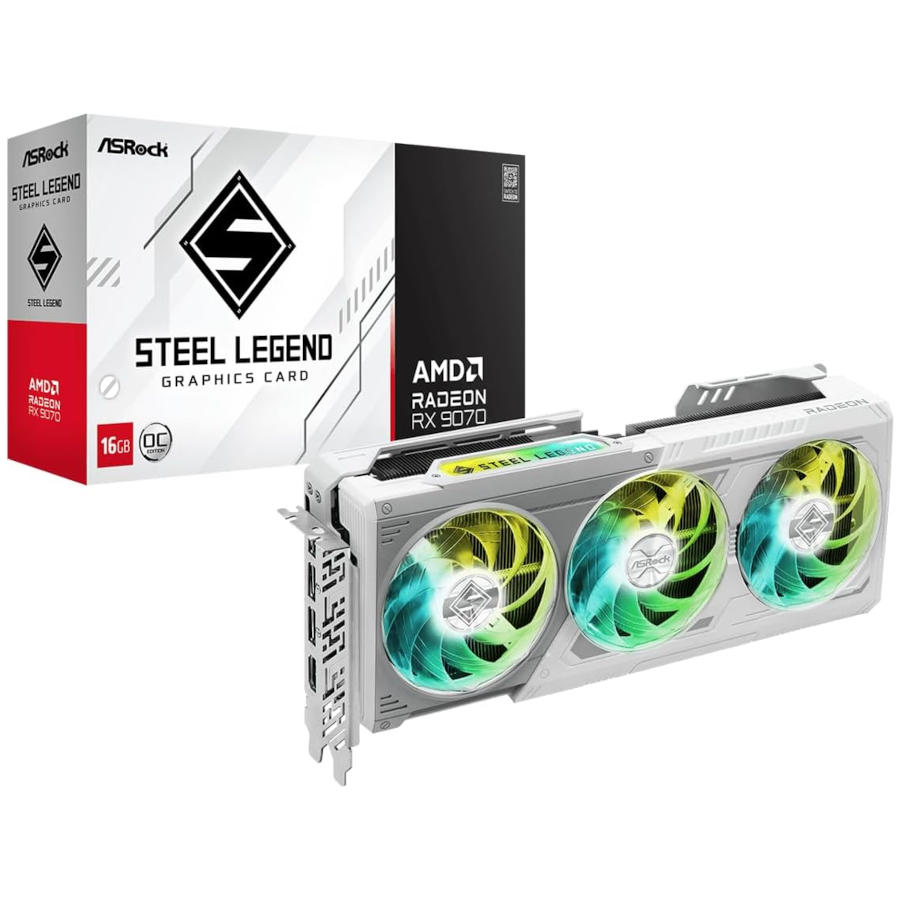 ASRock Steel Legend OC - AMD Radeon RX 9070 16GB