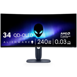 Alienware AW3425DW - UWQHD OLED - 34" 3440 x 1440p 240Hz - Gaming Monitor